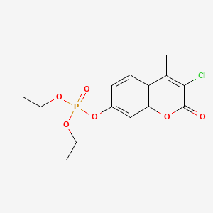 3-Chloro-4-methyl-7-coumarinyl diethyl phosphate - (321-54-0)