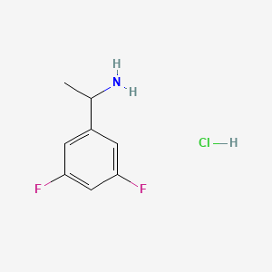 (R)-1-(3,5-DIFLUOROPHENYL)ETHANAMINE-HCl - (321318-28-9)