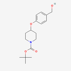 tert-Butyl 4-(4-(hydroxymethyl)phenoxy)piperidine-1-carboxylate - (321337-38-6)