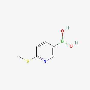 2-(METHYLTHIO)-5-PYRIDINYL-BORONIC ACID - (321438-86-2)
