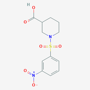 1-[(3-nitrophenyl)sulfonyl]piperidine-3-carboxylic acid - (321970-60-9)