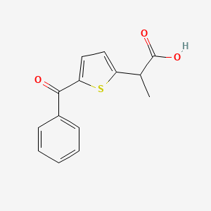 2-[5-(Phenylcarbonyl)-2-thienyl]propanoic acid - (33005-95-7)