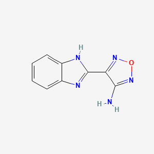 3-AMINE-4-(1H-BENZIMIDAZOL-2-YL)-1,2,5-OXADIAZOLE - (332026-86-5)