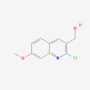 2-CHLORO-7-METHOXYQUINOLINE-3-METHANOL - (333408-48-3)