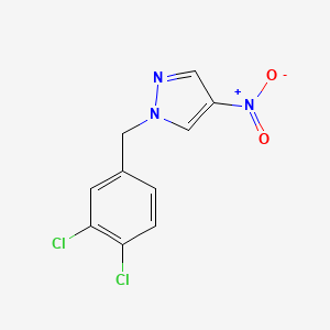 1-[(3,4-dichlorophenyl)methyl]-4-nitro-1H-pyrazole - (333444-52-3)