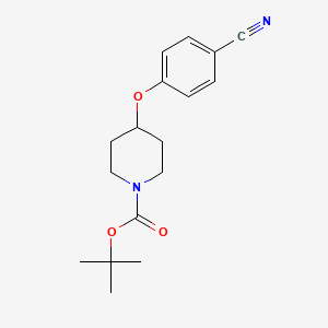 tert-Butyl 4-(4-cyanophenoxy)piperidine-1-carboxylate - (333954-86-2)