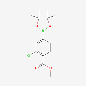(3-CHLORO-4-METHOXYCARBONYL)BENZENEBORONIC ACID PINACOL ESTER - (334018-52-9)