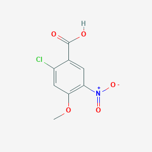 2-Chloro-4-methoxy-5-nitro-benzoic acid - (33458-99-0)