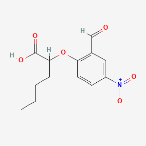 2-(2-forMyl-4-nitrophenoxy)hexanoic acid - (335153-21-4)