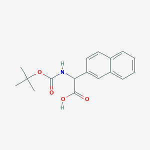 TERT-BUTOXYCARBONYLAMINO-NAPHTHALEN-2-YL-ACETIC ACID - (33741-79-6)