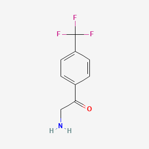 2-Amino-1-(4-(trifluoromethyl)phenyl)ethanone hydrochloride - (339-58-2)