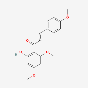 1-(2-Hydroxy-4,6-dimethoxyphenyl)-3-(4-methoxyphenyl)prop-2-en-1-one - (3420-72-2)