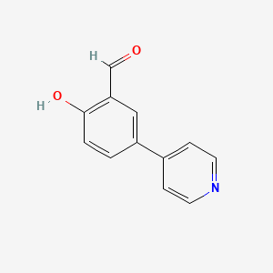 2-Hydroxy-5-(pyridin-4-yl)benzaldehyde - (342037-21-2)