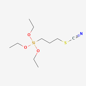 Thiocyanic acid, 3-(triethoxysilyl)propyl ester - (34708-08-2)