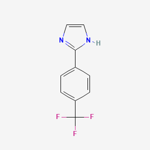 2-[4-(TRIFLUOROMETHYL)PHENYL]-1H-IMIDAZOLE - (34898-30-1)