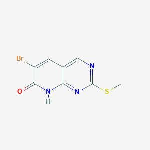 6-broMo-2-(Methylthio)pyrido[2,3-d]pyriMidin-7(8H)-one - (352328-87-1)