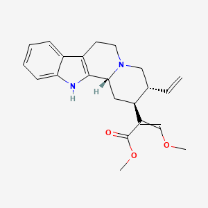 (3尾,16E)-16,17,18,19-Tetradehydro-17-methoxycorynan-16-carboxylic acid methyl ester - (35467-43-7)