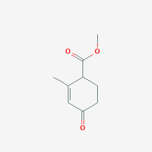 2-Cyclohexene-1-carboxylic acid, 2-methyl-4-oxo-, methyl ester - (35490-07-4)