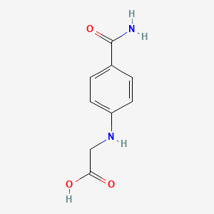 2-[(4-carbamoylphenyl)amino]acetic acid - (355809-32-4)
