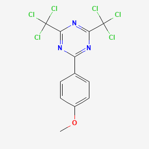 2-(4-Methoxyphenyl)-4,6-bis(trichloromethyl)-1,3,5-triazine - (3584-23-4)