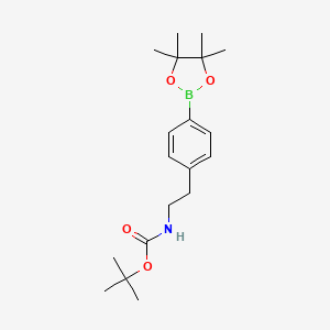 tert-Butyl 4-(4,4,5,5-tetramethyl-1,3,2-dioxaborolan-2-yl)phenethylcarbamate - (360792-43-4)