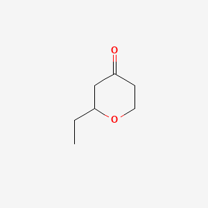 2-Ethyltetrahydro-4H-pyran-4-one - (36233-82-6)