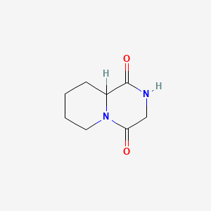 (R)-hexahydro-1H-pyrido[1,2-a]pyrazine-1,4(6H)-dione - (36588-50-8)