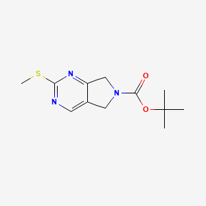 _x000D_6-Boc-2-(methylthio)-5，7-dihydropyrrolo[3，4-d]pyrimidine - (365996-86-7)