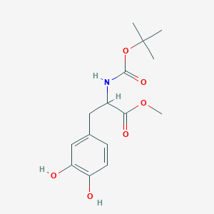 (S)-Methyl 2-((tert-butoxycarbonyl)aMino)-3-(3,4-dihydroxyphenyl)propanoate - (37169-36-1)