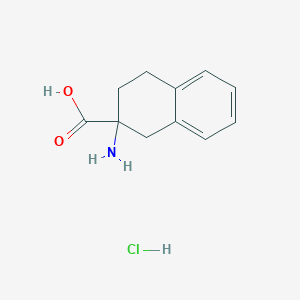 2-Amino-1,2,3,4-tetrahydronaphthalene-2-carboxylic acid hydrochloride - (372143-98-1)