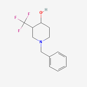 1-benzyl-3-(trifluoromethyl)piperidin-4-ol-B28317 - (373603-87-3)