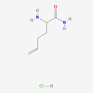 2-Amino-5-hexenamide HCl - (375859-31-7)