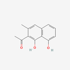 1-(1,8-dihydroxy-3-methyl-naphthalen-2-yl)ethanone - (3785-24-8)