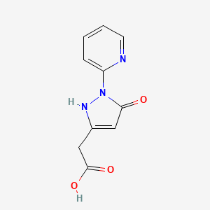 (5-OXO-1-PYRIDIN-2-YL-2,5-DIHYDRO-1H-PYRAZOL-3-YL)ACETIC ACID - (37959-19-6)