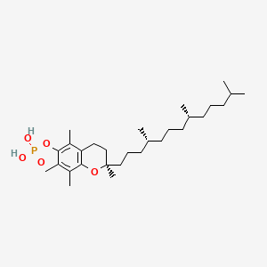 [2R-(4R*,8R*)]-(卤)-3,4-dihydro-2,5,7,8-tetramethyl-2-(4,8,12-trimethyltridecyl)-2H-benzopyran-6-yl dihydrogen phosphate - (38976-17-9)