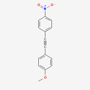 1-(4-METHOXYPHENYL)-2-(4-NITROPHENYL)-ACETYLENE - (39082-40-1)