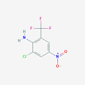 2-AMINO-3-CHLORO-5-NITROBENZOTRIFLUORIDE - (400-67-9)