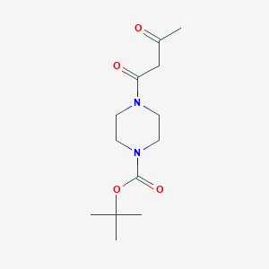 1-Piperazinecarboxylic acid, 4-(1,3-dioxobutyl)-, 1,1-diMethylethyl ester - (401566-77-6)