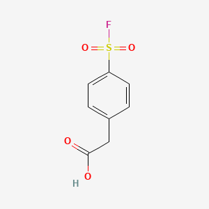 2-[4-(fluorosulfonyl)phenyl]acetic acid - (402-57-3)