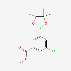 3-Chloro-5-methoxycarbonyl-phenyl-boronic acid pinacol ester - (408492-29-5)