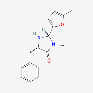 4-Imidazolidinone,3-methyl-2-(5-methyl-2-furanyl)-5-(phenylmethyl)-, (2S,5S)- - (415678-40-9)