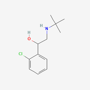 1-(2-chlorophenyl)-2-[[1,1,1,3,3,3-hexadeuterio-2-(trideuteriomethyl)propan-2-yl]amino]ethanol - (41570-61-0)