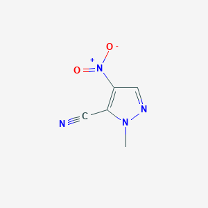 1-Methyl-4-nitro-1H-pyrazole-5-carbonitrile - (42110-73-6)