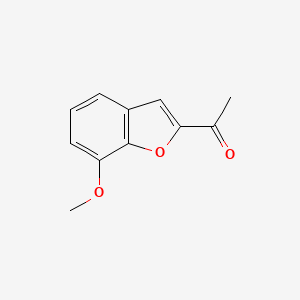 1-(7-Methoxybenzofuran-2-yl)ethanone - (43071-52-9)