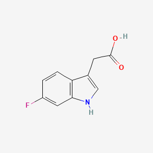 1H-Indole-3-aceticacid, 6-fluoro- - (443-75-4)