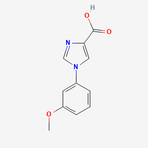 1-(3-Methoxyphenyl)-1H-imidazole-4-carboxylic acid - (445302-35-2)