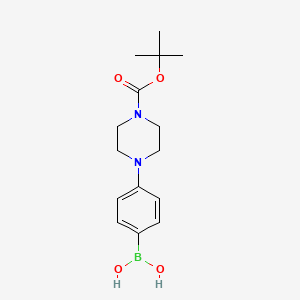 (4-[4-(TERT-BUTOXYCARBONYL)PIPERAZIN-1-YL]PHENYL)BORONIC ACID - (457613-78-4)