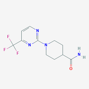 1-[4-(TRIFLUOROMETHYL)-PYRIMIDIN-2-YL]-4-PIPERIDINECARBOXAMIDE - (465514-29-8)