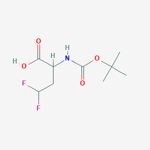 (S)-2-(tert-butoxycarbonylamino)-4,4-difluorobutanoic acid - (467442-20-2)