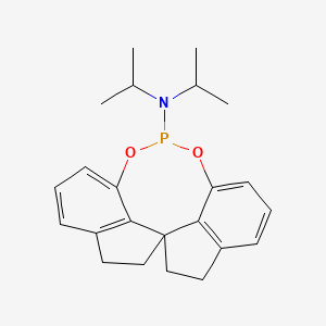 (11aS)-N,N-Diisopropyl-4,5,6,7-tetrahydrodiindeno[7,1-de:1',7'-fg][1,3,2]dioxaphosphocin-12-amine - (477559-83-4)